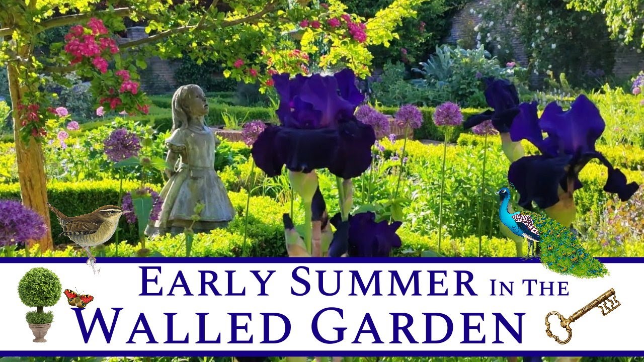 A wander around the Walled Garden, quick peek at the Hidden Dell Garden & Bonus Benny Footage!