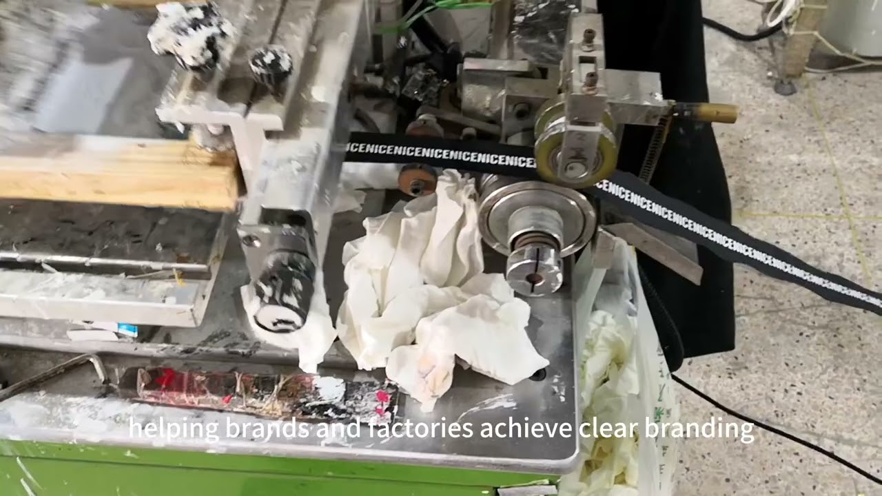 Waterproof Zipper Logo Printing Machine