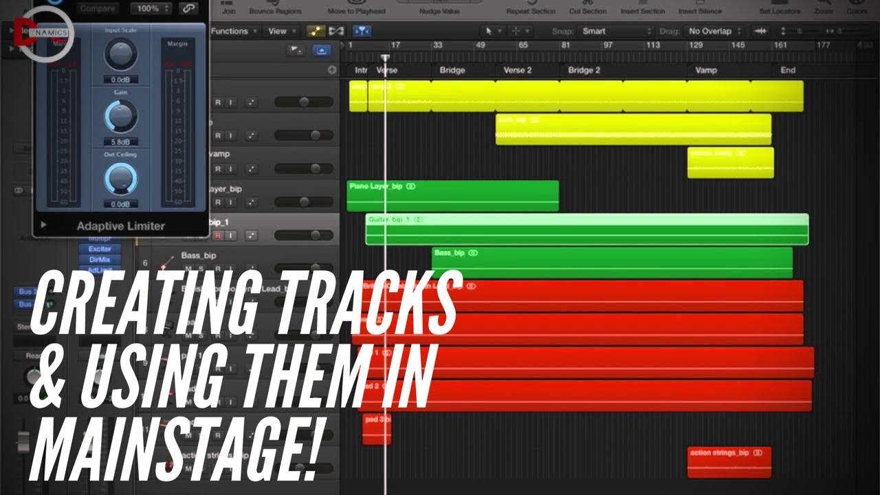 Creating and Using Backing Tracks Inside Mainstage 3
