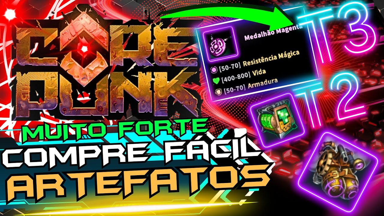 COMO COMPRAR ARTEFATOS T2 E T3 EM COREPUNK | DICAS COREPUNK | DREIDARK