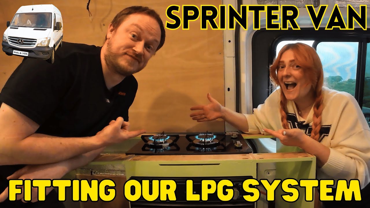 WE HAVE GAS! Fitting our LPG system | Sprinter Van Build EP40