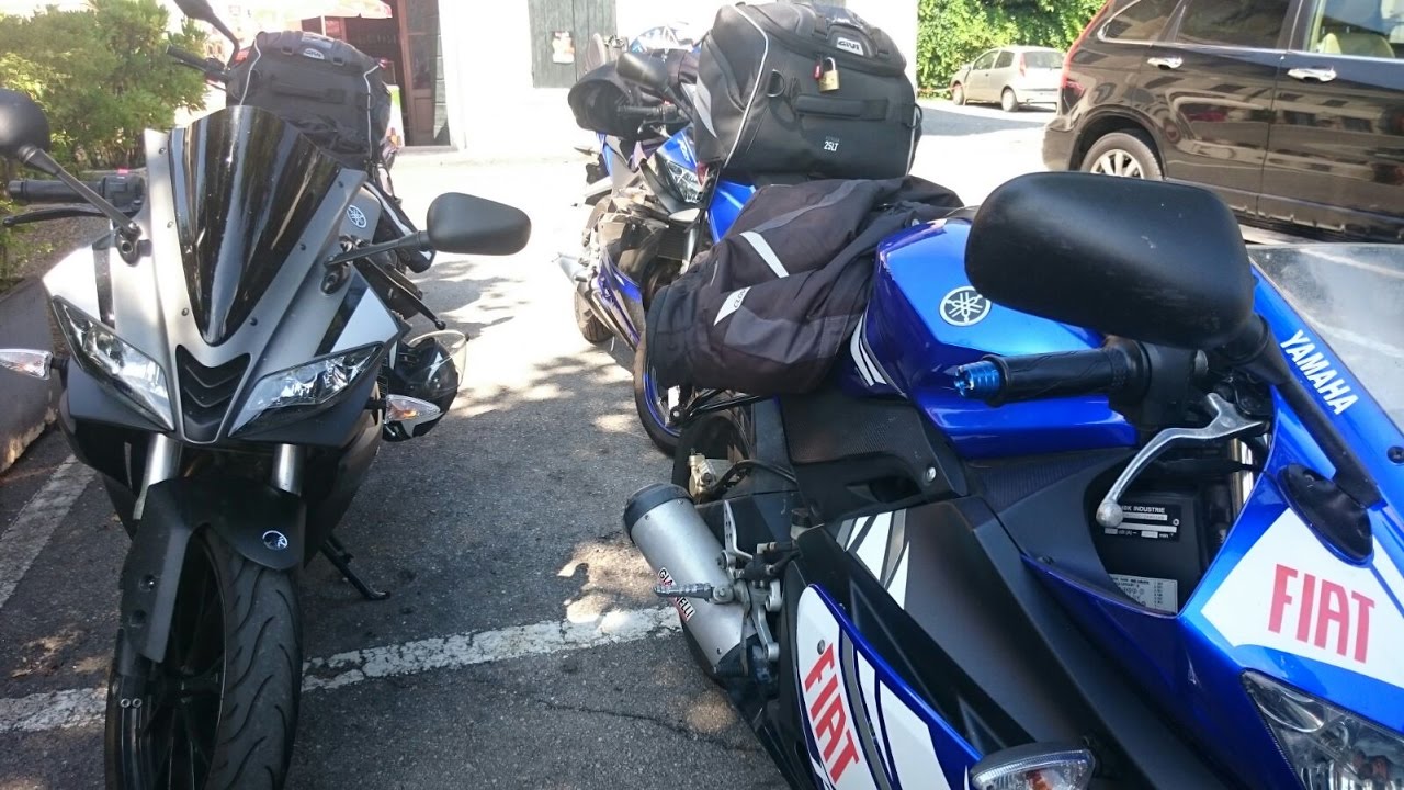 Yamaha YZF R125 Roadtrip Switzerland - Italy Alps