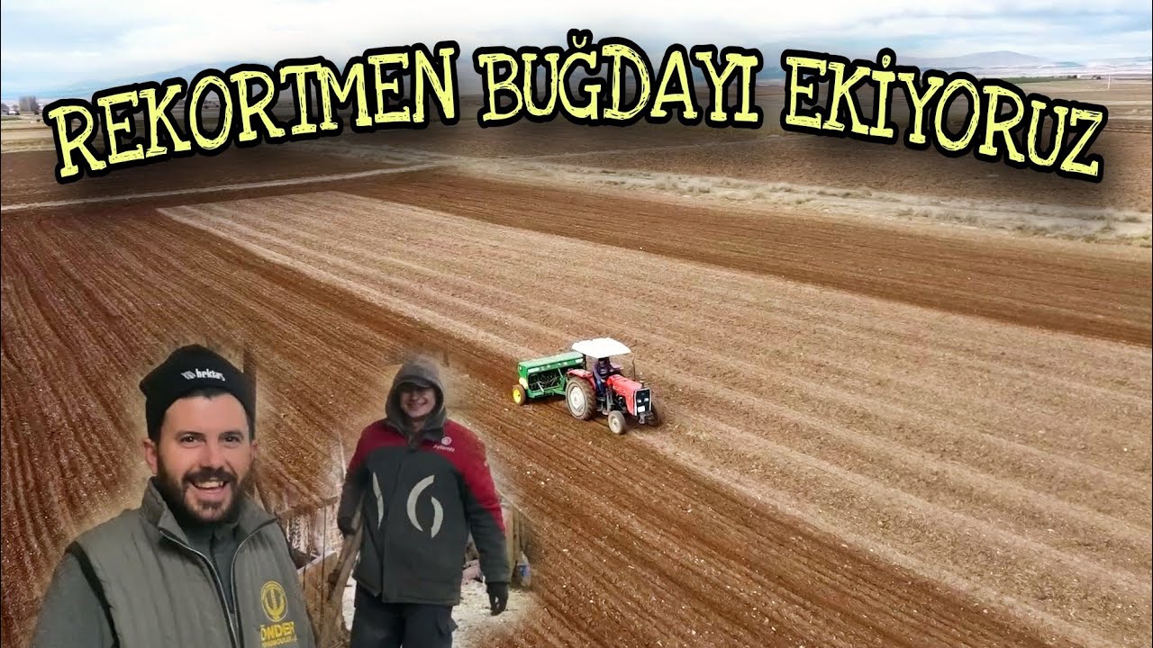 YAĞMUR GELMEDEN ÖZDÖKEN MİBZER İLE NKÜ - ZİRAAT TOHUMUNU EKİYORUZ. NAMIK ÖZUGUR İLE HAYVAN KONTROLÜ.