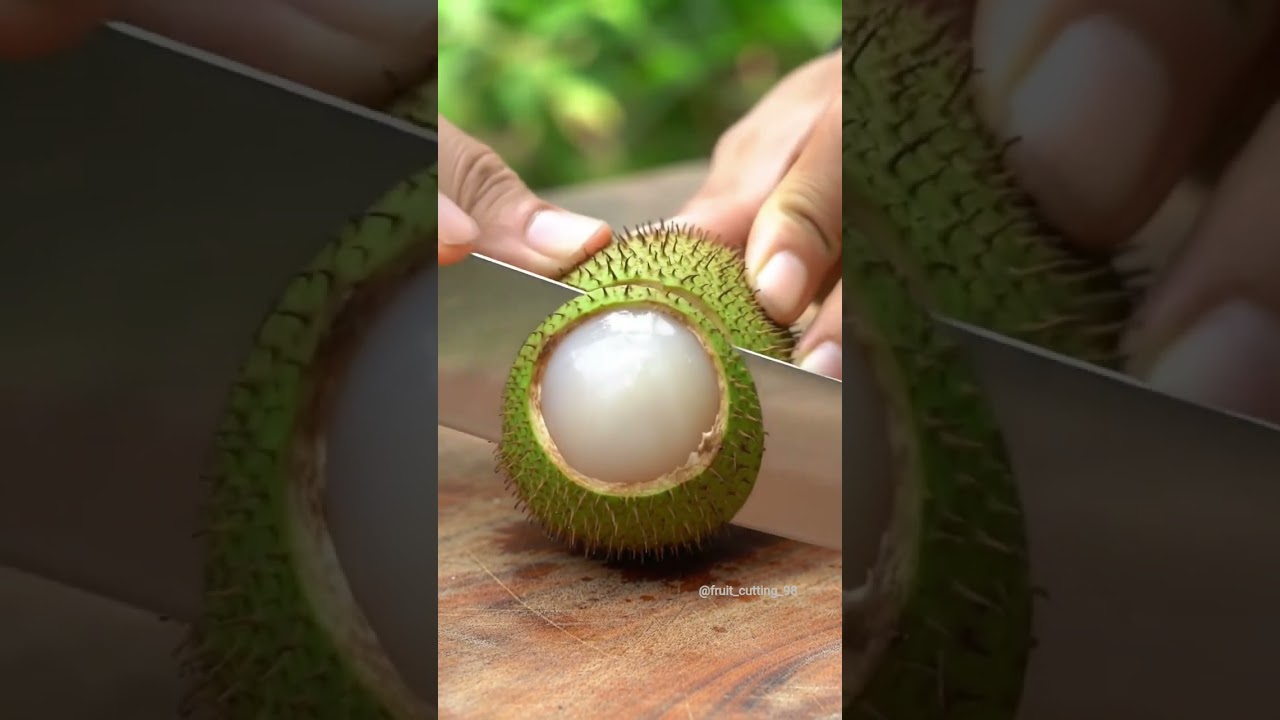 &ldquo;Marang Fruit Cutting 🍈 | Rare Tropical ASMR Satisfaction | Exotic Fruit Mukbang&rdquo;