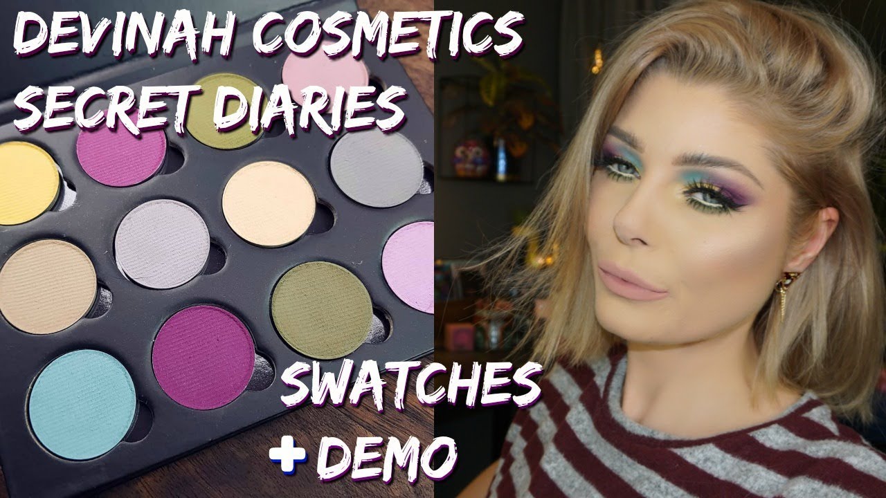 Devinah Cosmetics Secret Diaries | Swatches & Demo