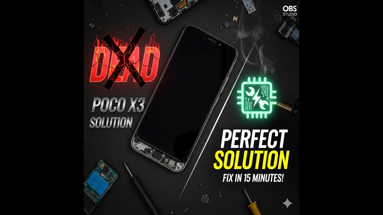 POCO X3 DEAD RECOVERY WITH GRAPHICS & LIGHT PROBLEM