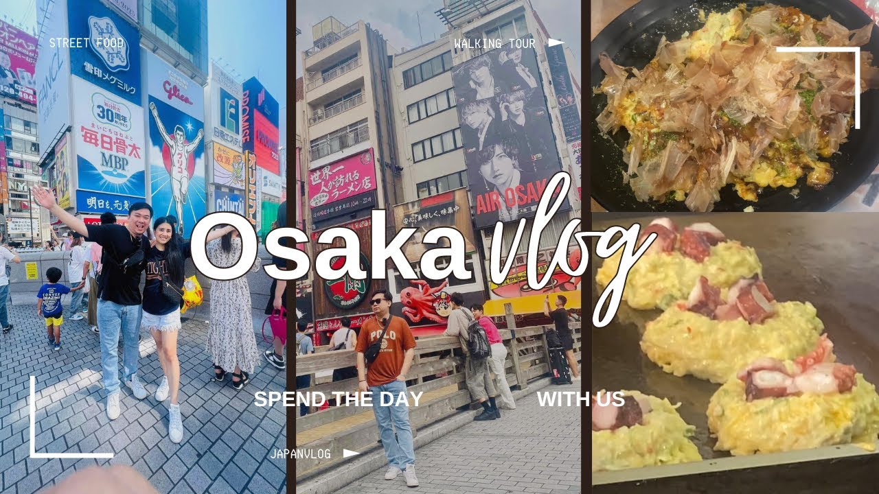 Let's Explore Osaka! Dotonbori, Nipponbashi, Our Hotel, and Walking Tour!