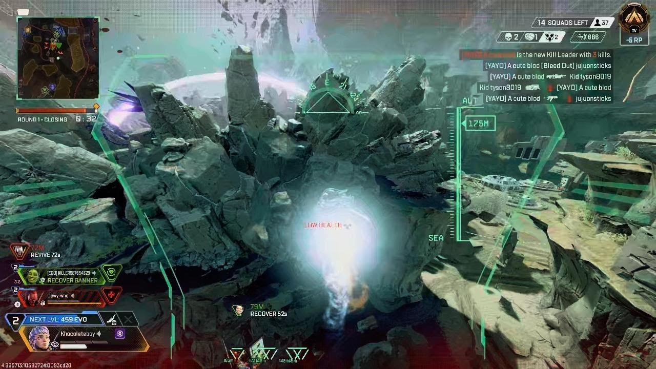 Final squad tried trolling in Ranked and got 1 v 3 apex legends
