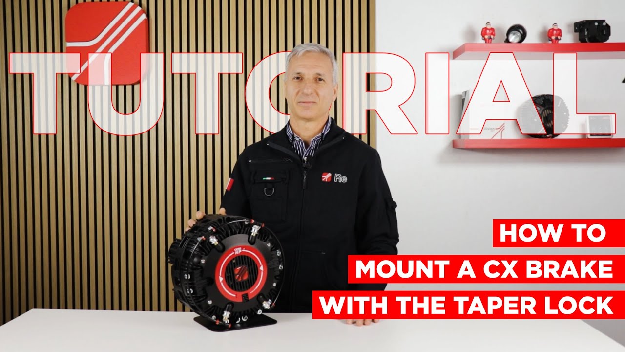 06 Re SpA tutorial - CX brake mounting with taper lock