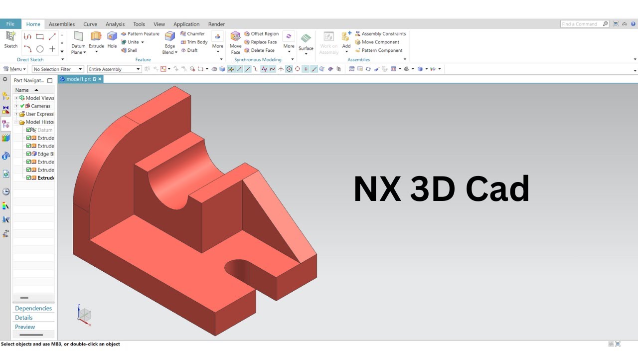 UGNX 3D Modeling