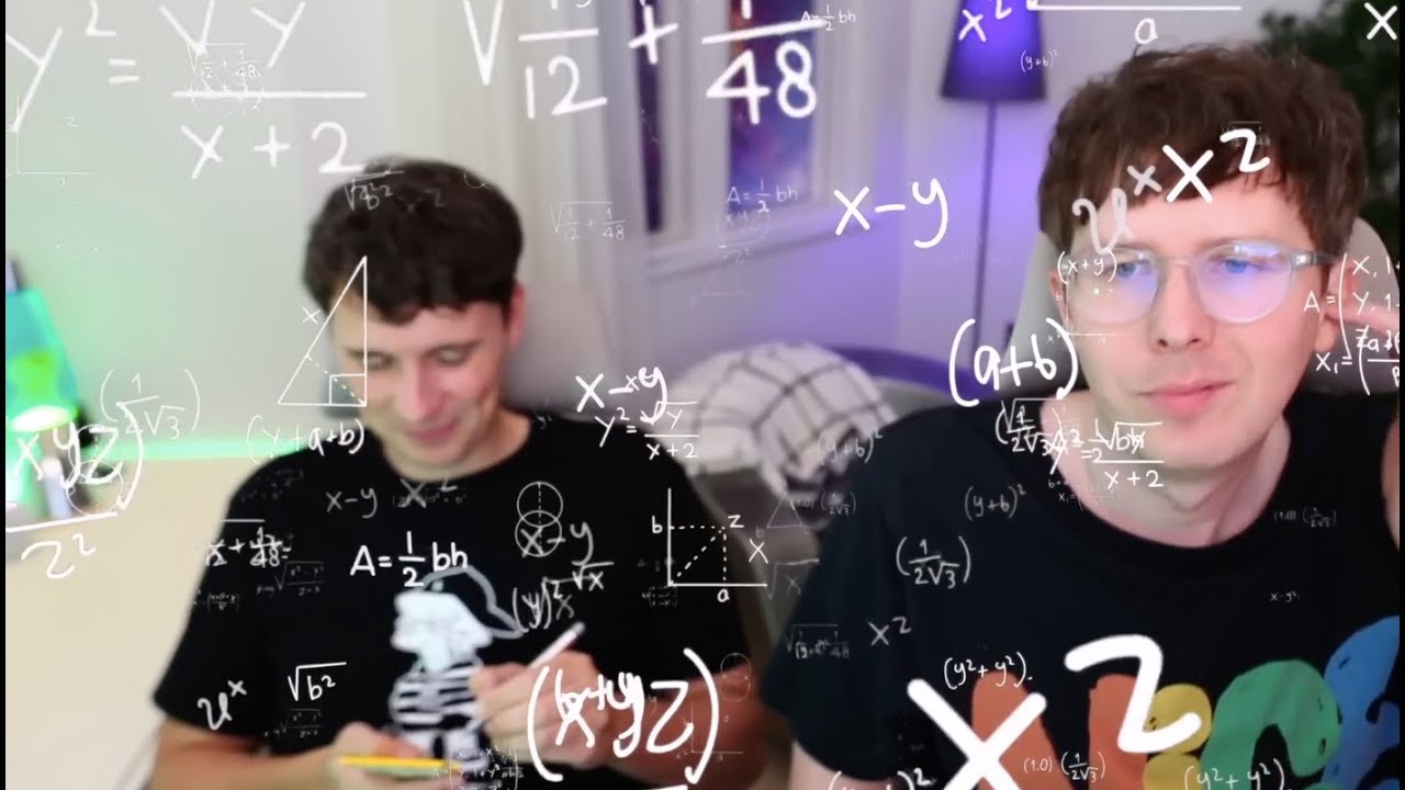 gays do maths aka dan and phil battling with basic mathematics for exactly 4 minutes