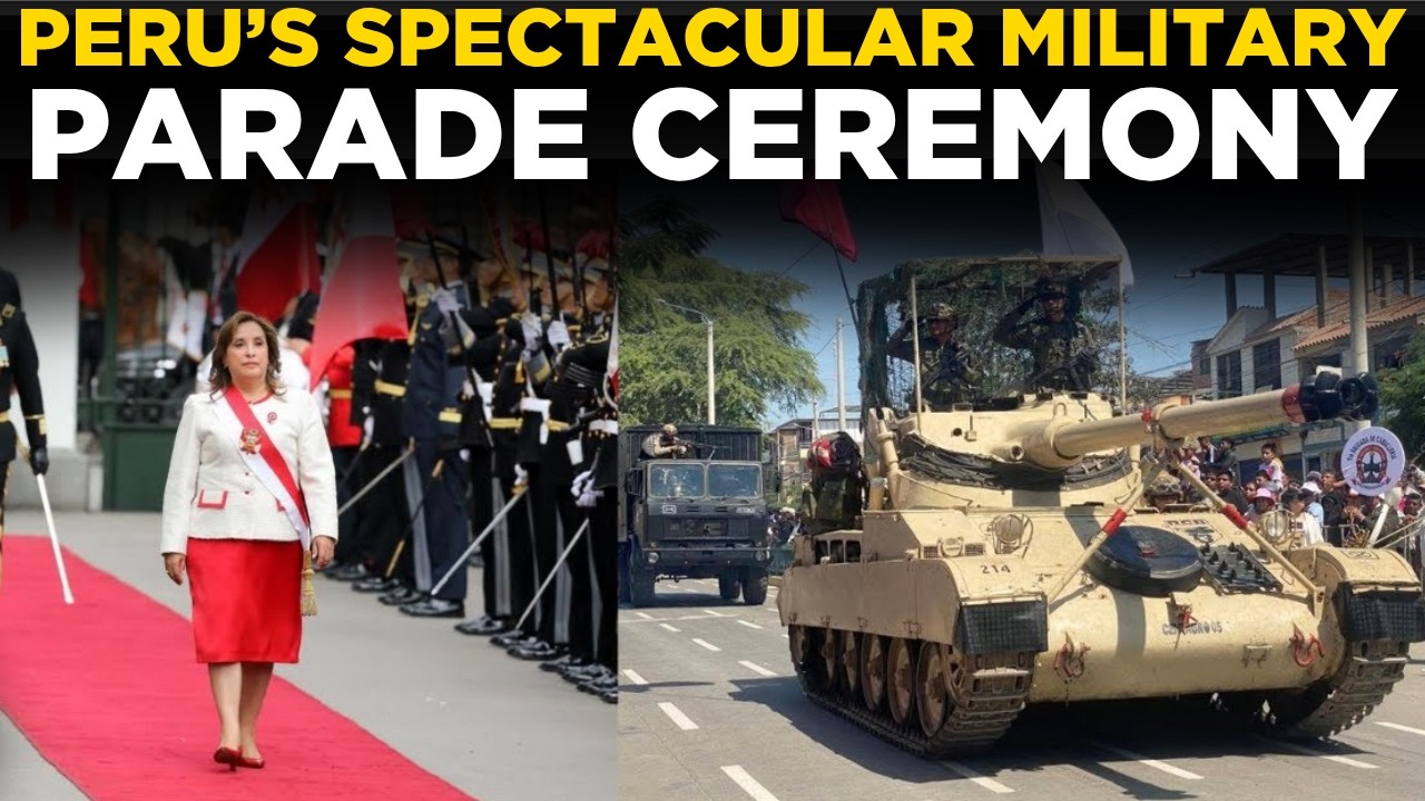Peru Military Parade LIVE | Keiko Fujimori Leads Massive 205th Independence Day Parade in Lima