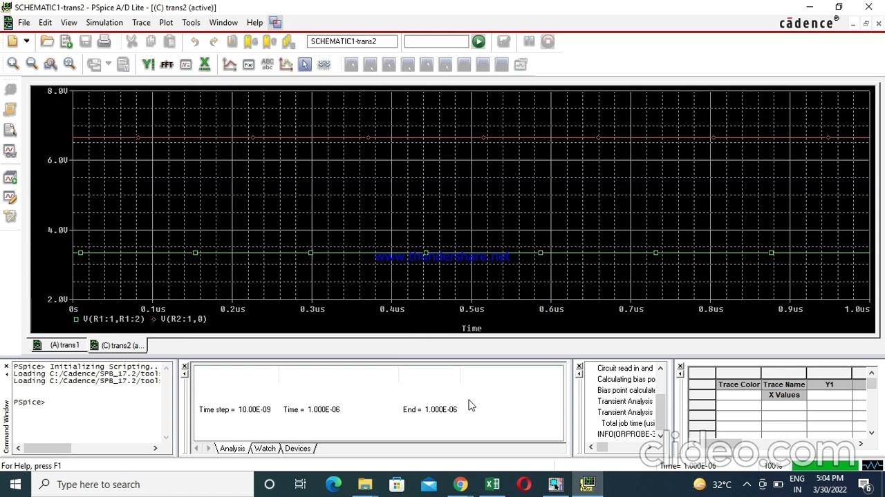 Simulation in OrCAD