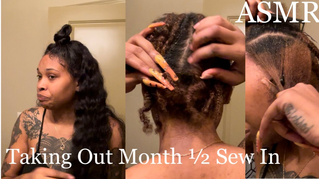 Sew in Removal (ASMR Worthy)