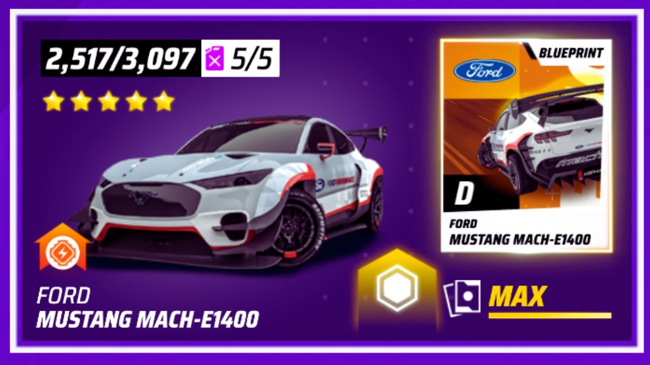 Unlocking My Ford Mustang Mach-E1400 (Asphalt Legends)
