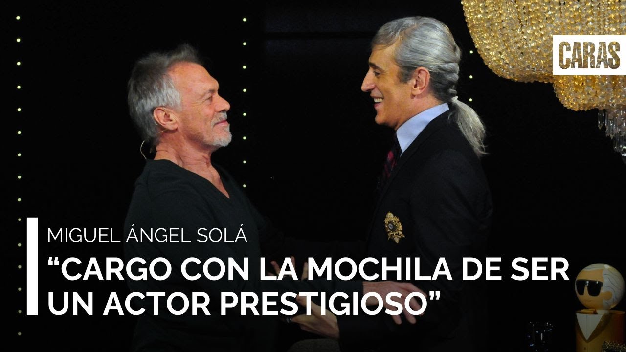 Miguel Ángel Solá: “Cargo con la mochila de ser un actor prestigioso”