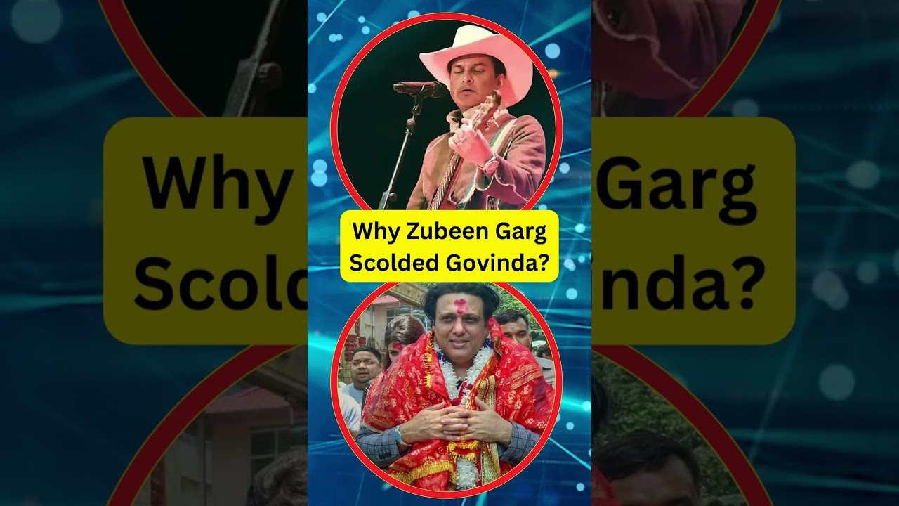 Why Zubeen Garg Scolded Govinda? Zubeen Garg Govinda Controversy I #shortsfeed #shorts #shortsvideo