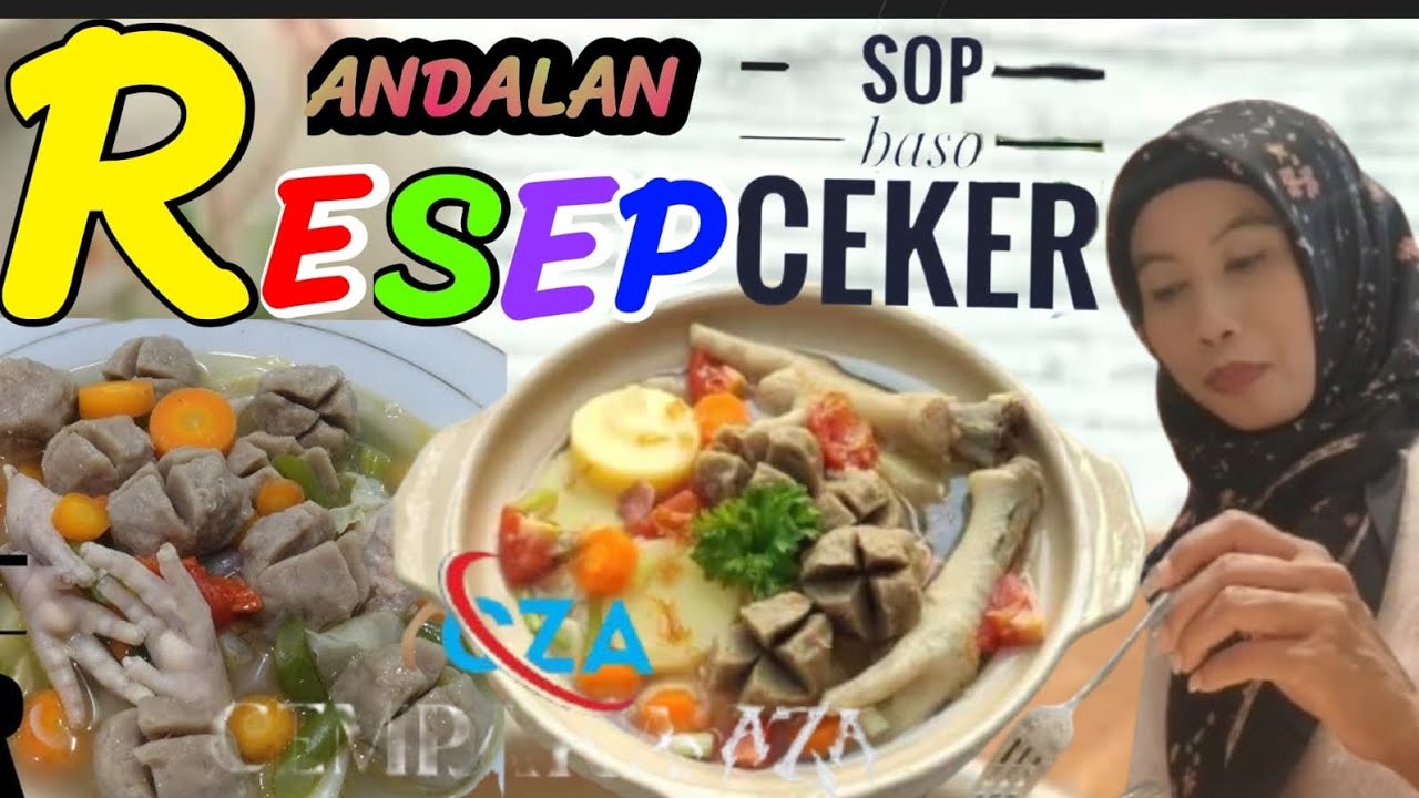 SOP CEKER DAN BAKSO SAPI RESEP ANDALAN KELUARGA 