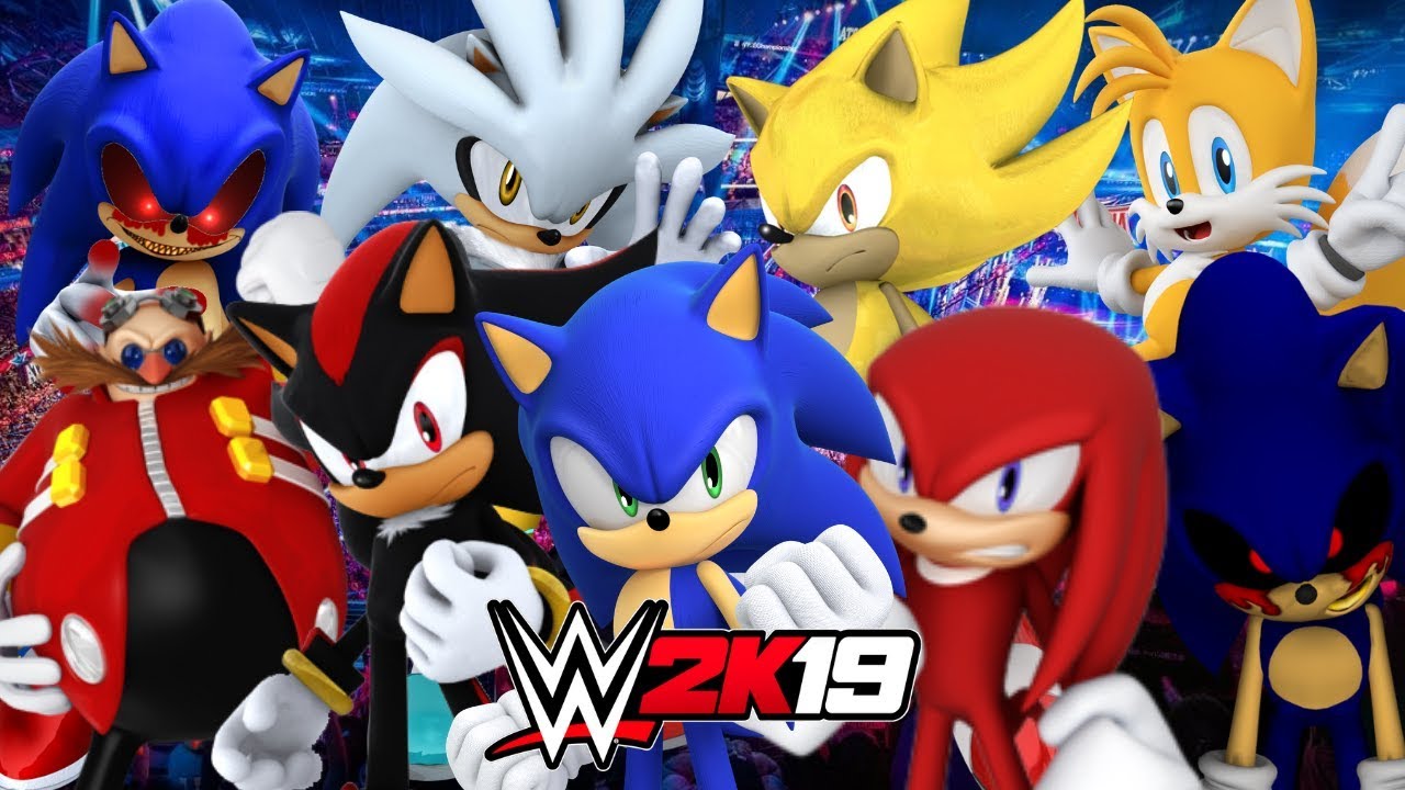 SONIC THE HEDGEHOG| ROYAL RUMBLE WWE 2K19