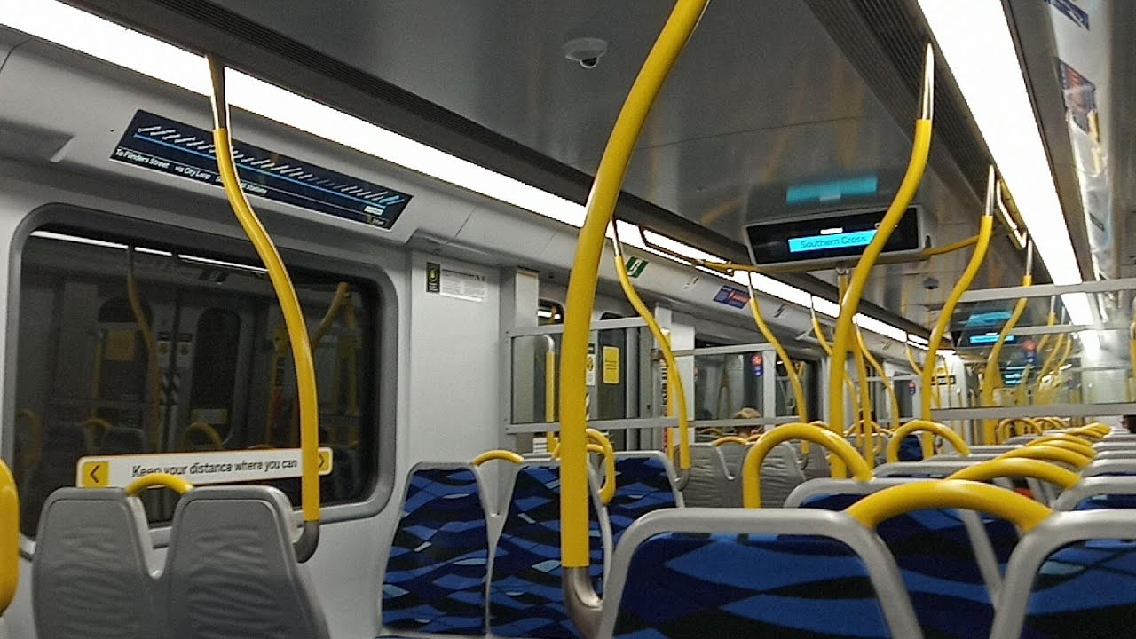 A trip from Richmond to Flinders via City Loop on a HCMT