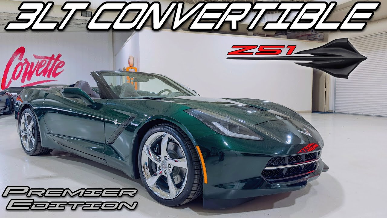 Rare Lime Rock Green 2014 C7 Stingray at Corvette World! 1 of 550
