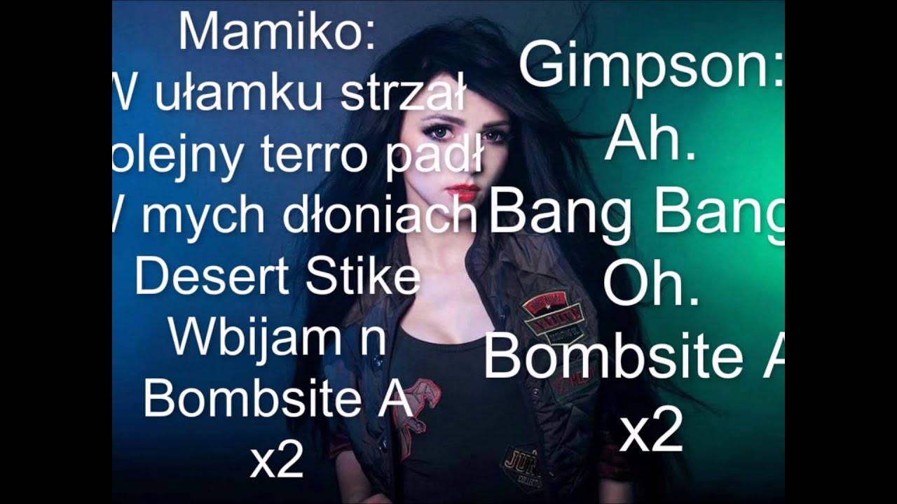 Gimpson X Mamiko X DJ Remo -  Bombsite A  - Tekst/Text
