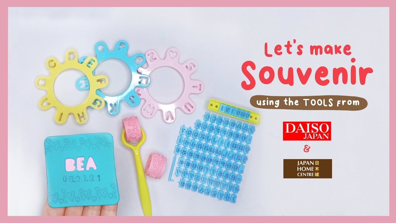 Trying out some claying tools from Daiso and Japan Home