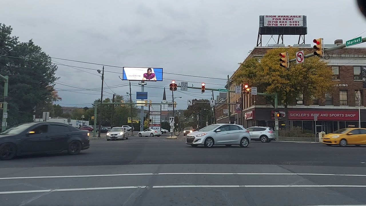 Driving by Kingston, Pennsylvania