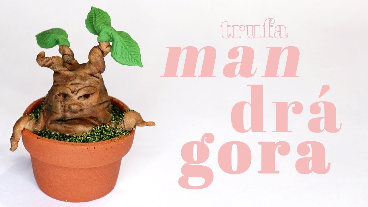 TRUFA DECORADA MANDRÁGORA | HARRY POTTER | Petit Gatô
