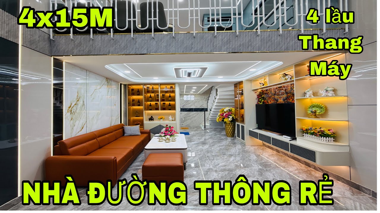 Nhà đẹp đường thông gò vấp chủ hạ giá 1 tỷ . Bán cho bằng được nhà thang máy đáng xem