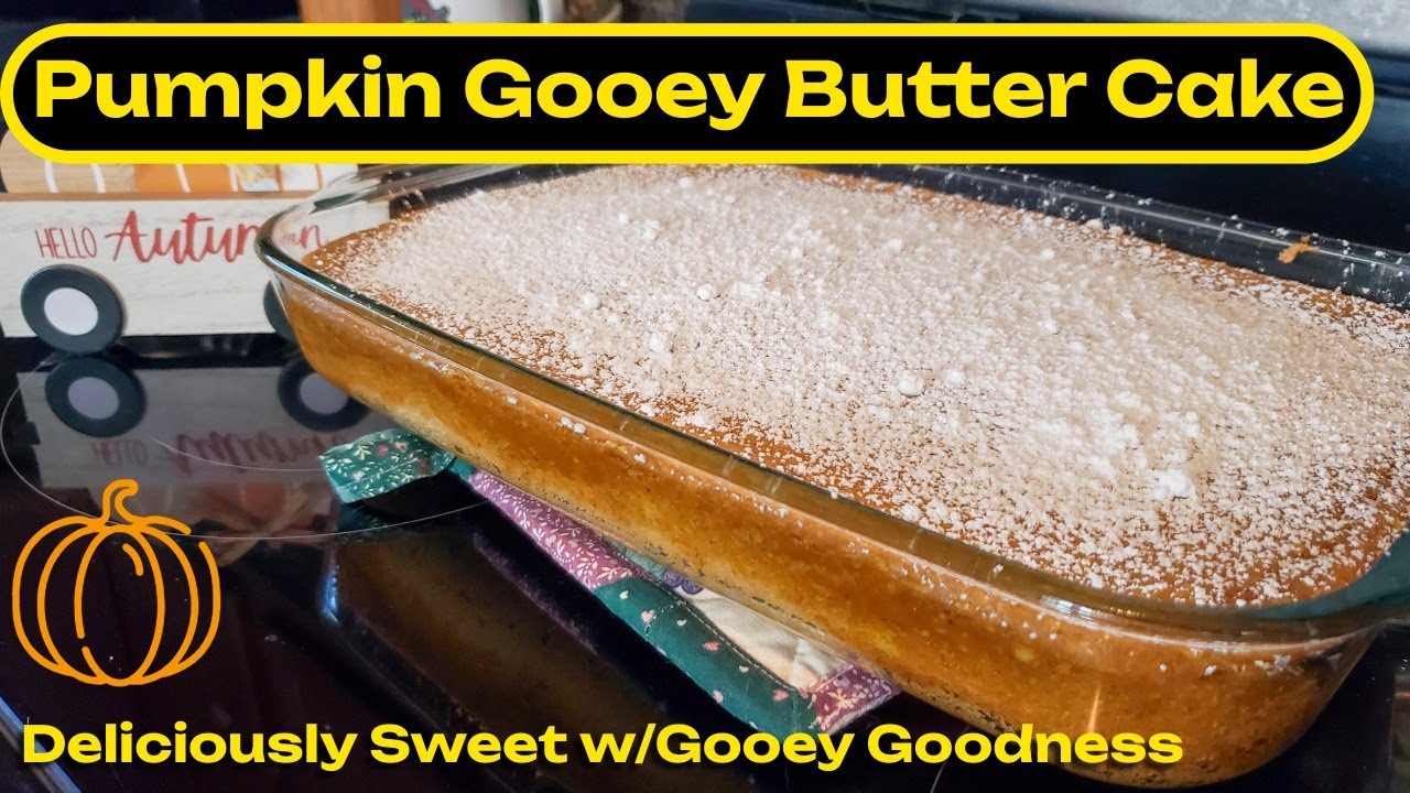 St. Louis Style Pumpkin Gooey Butter Cake
