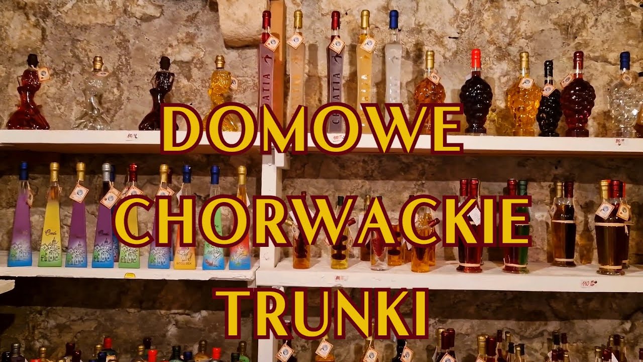 Degustacja Pyszności Alko;) Mocna Rakija Prošek Wino Domowa Produkcja Ozdobne Butelki Chorwacja 2022