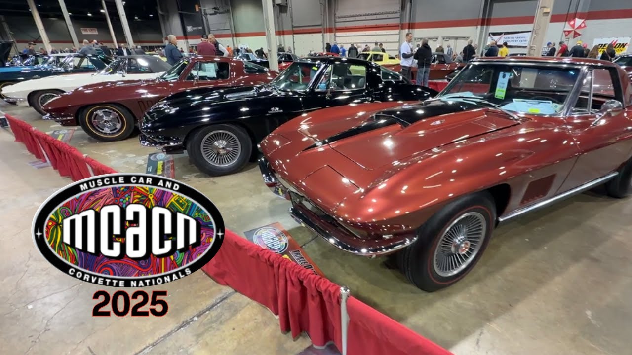 2025 MCACN Muscle Car and Corvette Nationals Car Show Rosemont IL (Corvettes Only)