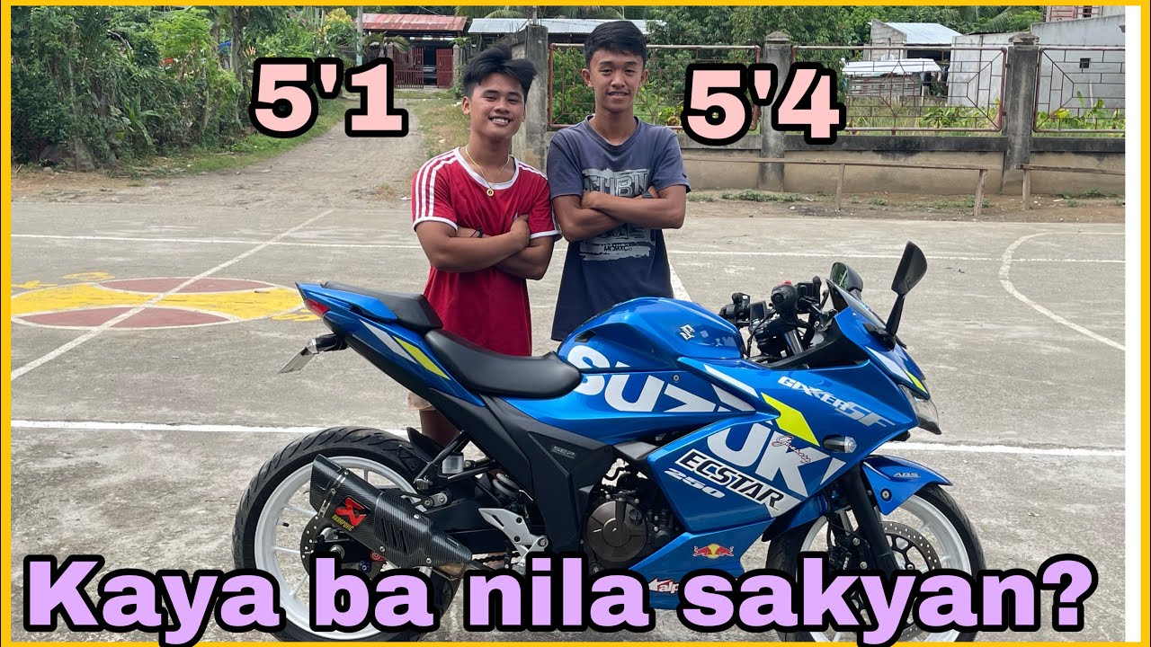 Kaya ba ng 5’1 and 5’4 na height imaniho ang Gixxer SF250?? | ano kaya magiging problema nila??