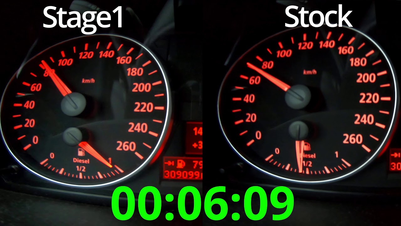 ⚙️ BMW 320d e91 STOCK vs STAGE 1 CHIP
