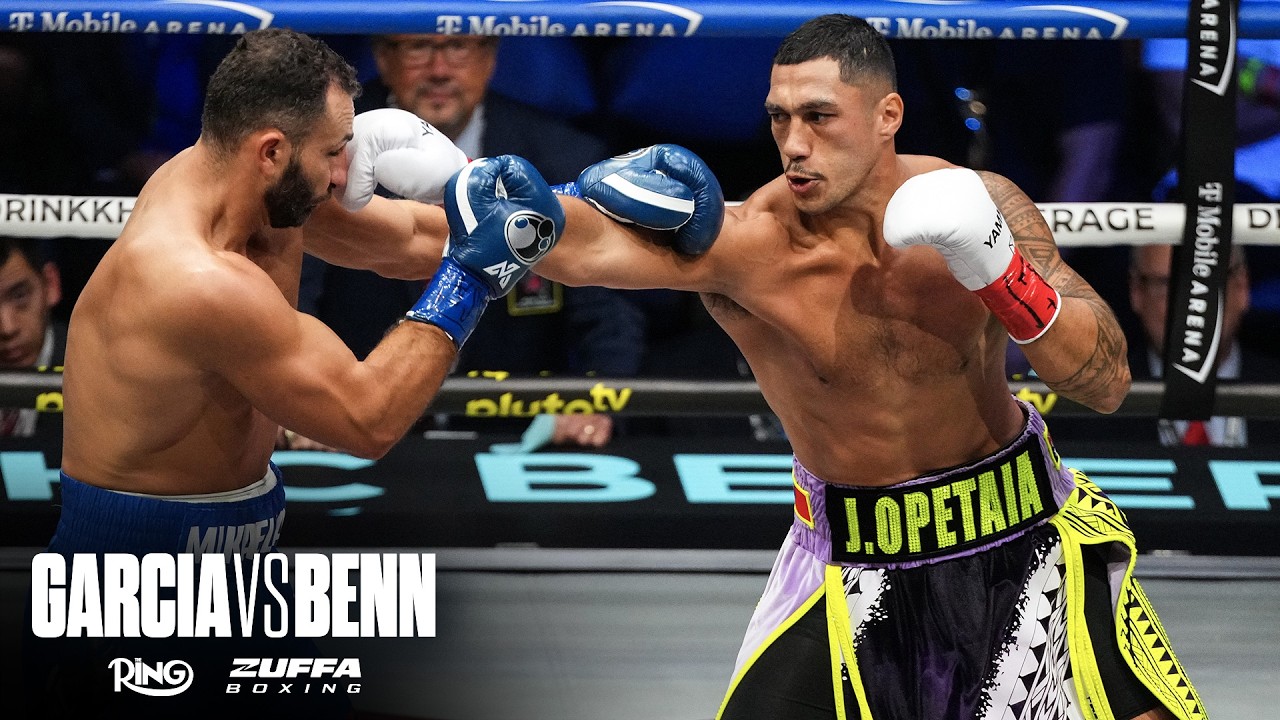Jai Opetaia scores a powerful TKO victory over Noel Mikaelian: Garcia Benn on Paramount