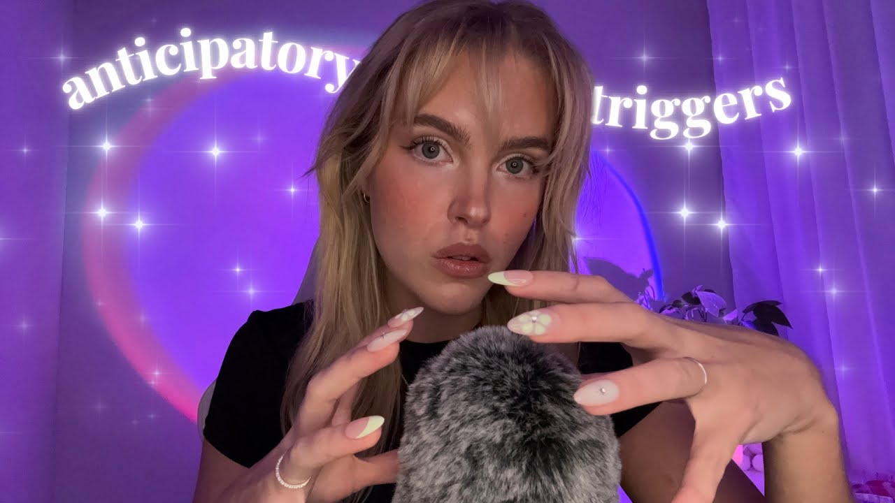 trying anticipatory ASMR for the first time 💫 | relaxing triggers to make you tingle