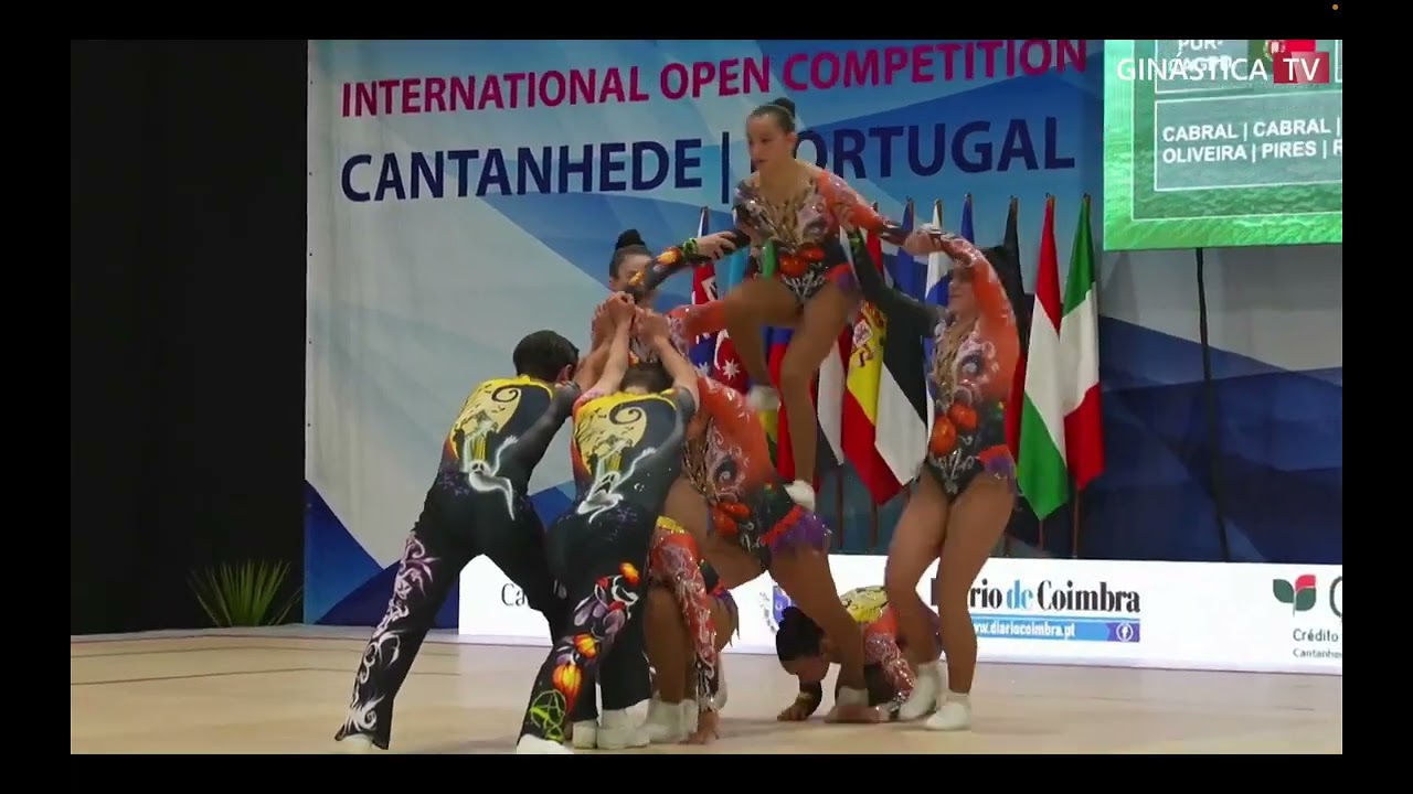 Aerodance (POR-CAGPD )- JUNIOR qualifications  Aerobic gymnastic Fig open 2024, CANTANHEDE
