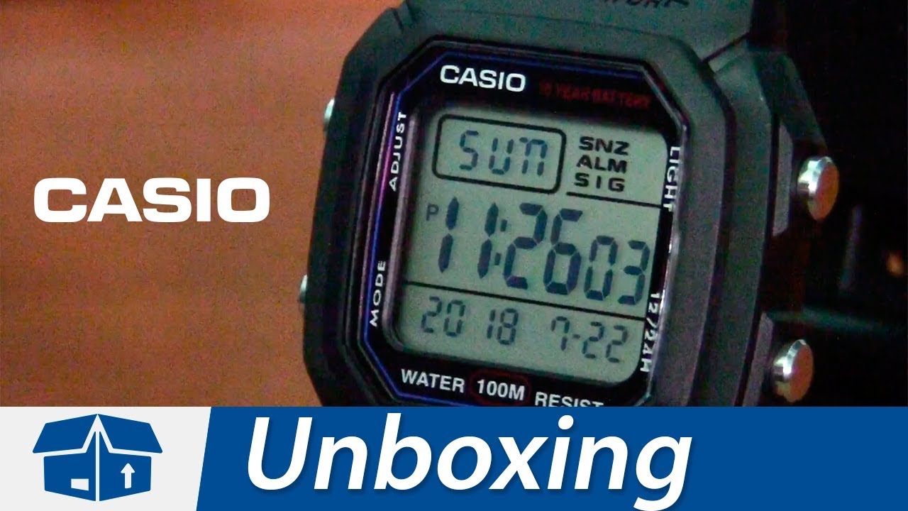 Cómo configurar un reloj Casio - Fecha, Hora, Alarma, Cronómetro