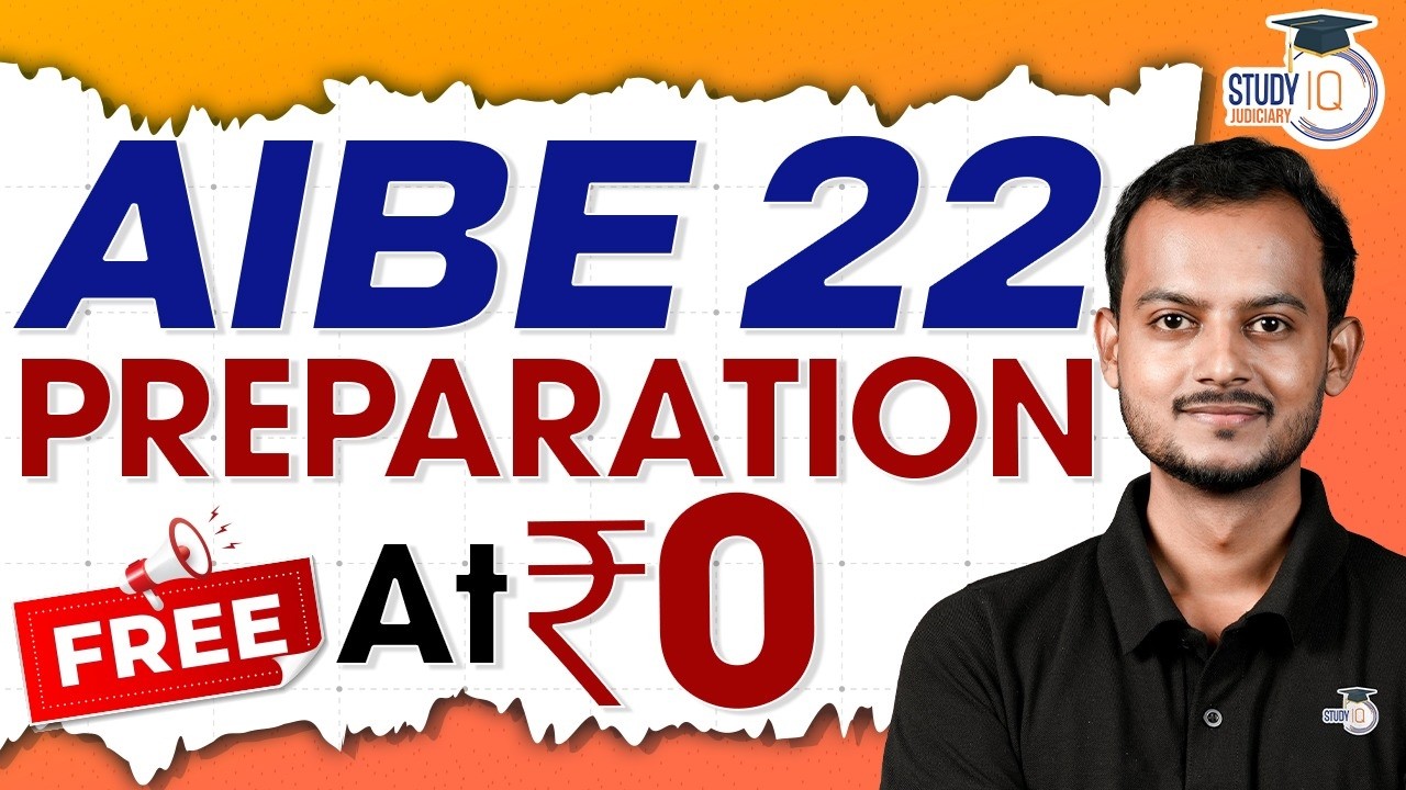 AIBE 22 Preparation at Zero Cost | Complete Details by Pranjal Singh