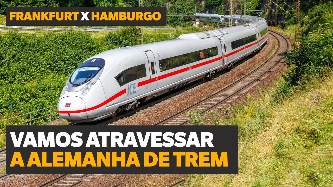 COMO É VIAJAR DE TREM PELA ALEMANHA?