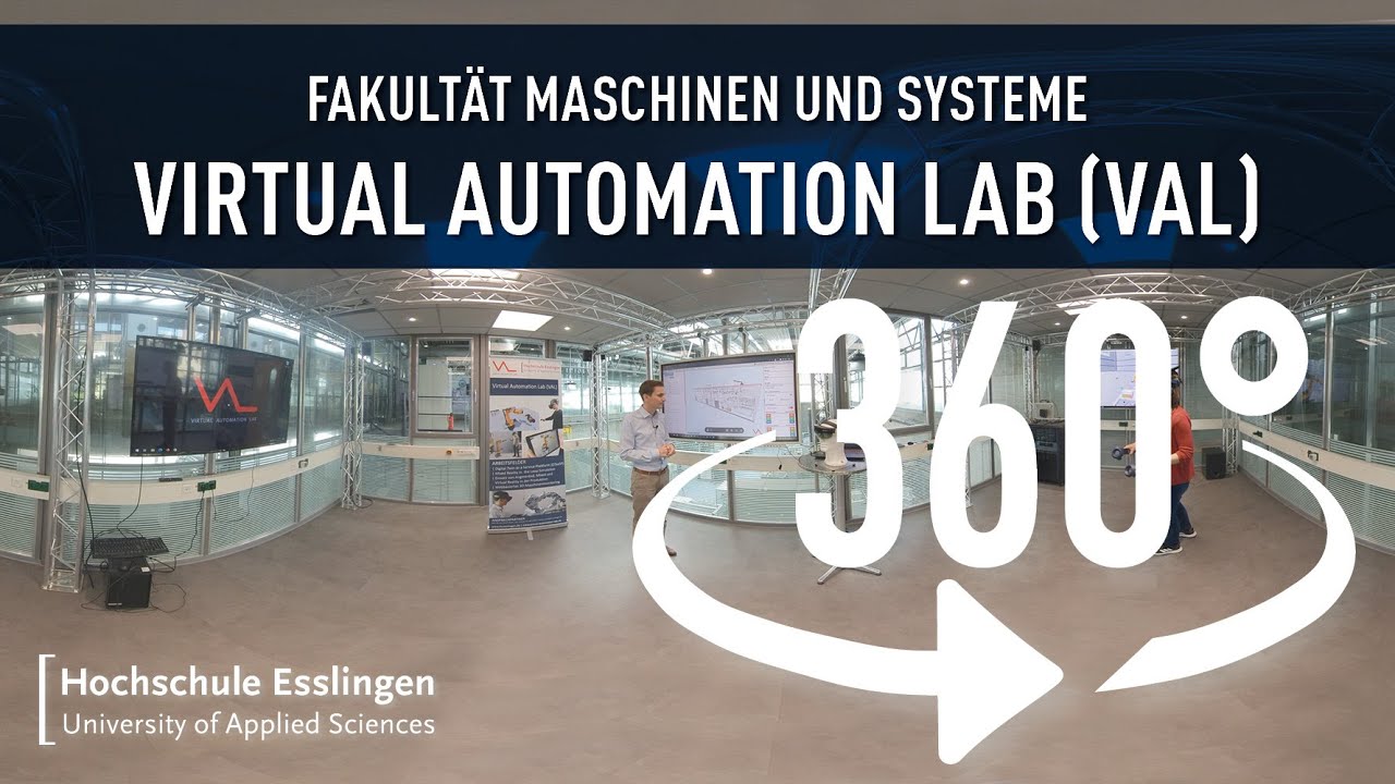 Virtual Automation LAB (VAL) » Fakultät Maschinen und Systeme | 360°-Rundgang