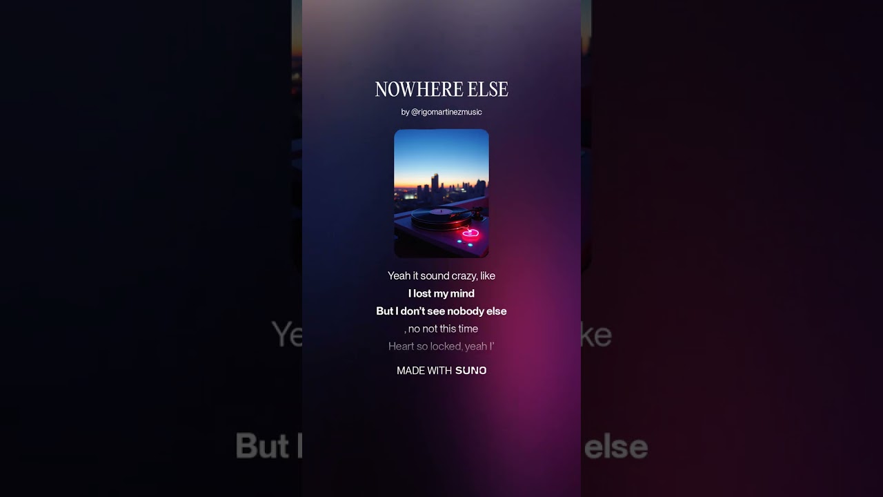 NOWHERE ELSE