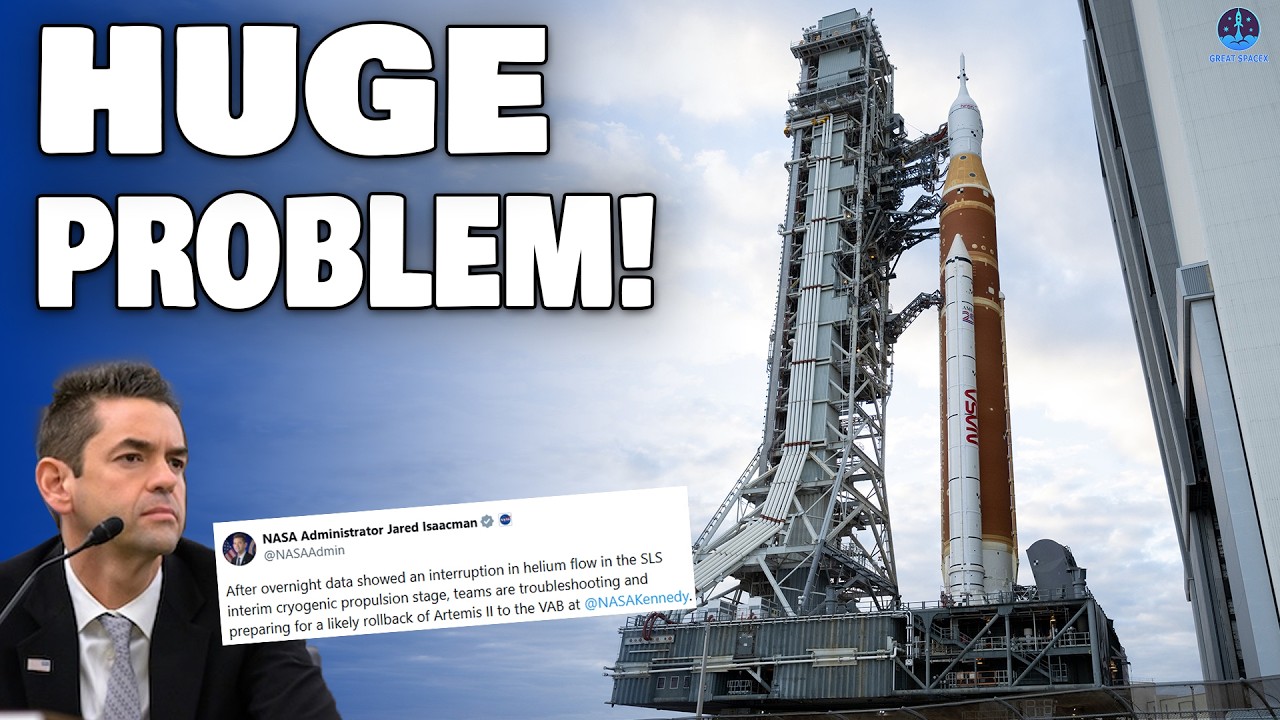 BAD NEWS! NASA announced the Artemis II Rocket in Serious Problem, Rollback in Hours...