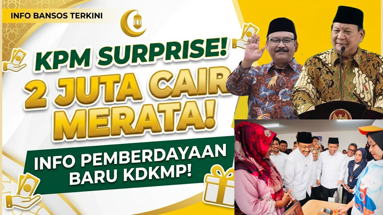 REZEKI NOMPLOK! SALDO 2 JUTA CAIR MERATA & PEMERINTAH MEMBERI BANTUAN KPM AGAR CEPAT KAYA LEWAT KOP