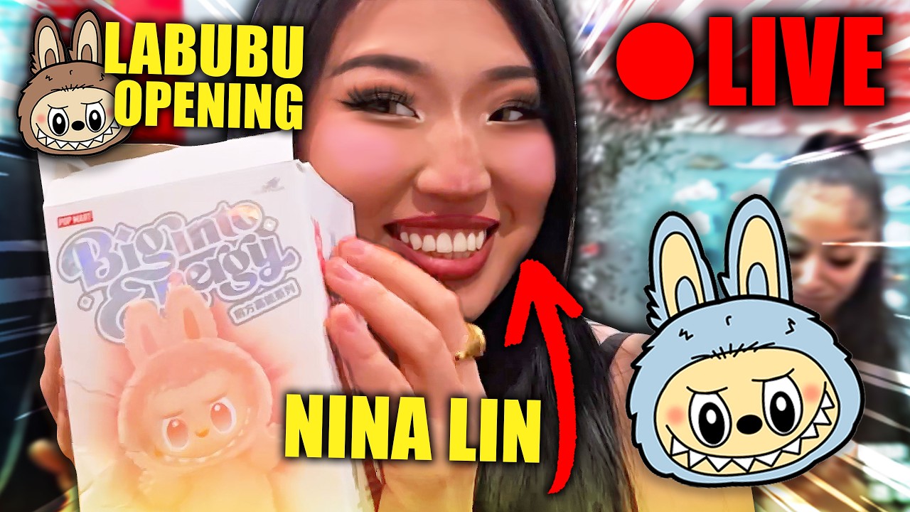 PIMPDADDYNINA LABUBU UNBOXING AND SNEAKER SHOPPING IN NYC!! | District One NY