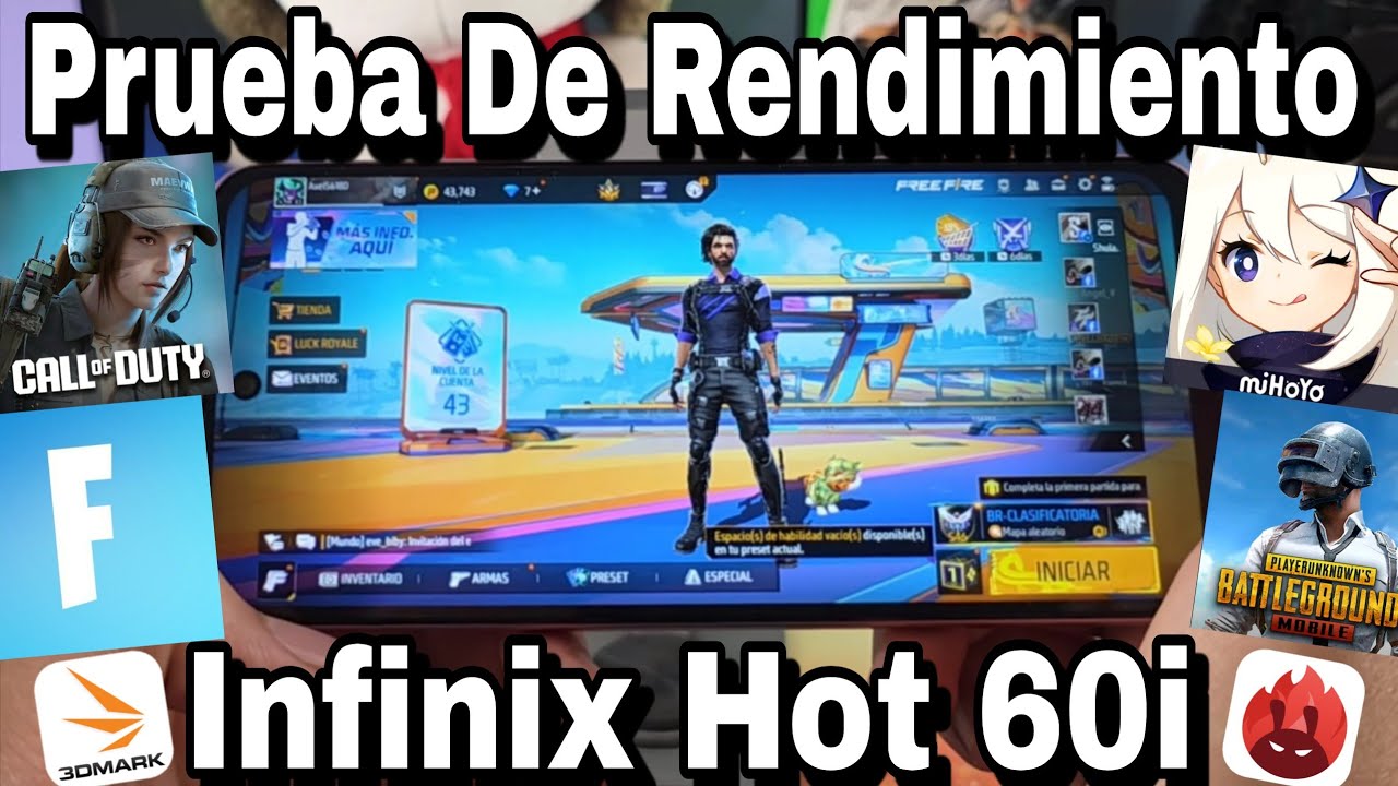 🎮 Infinix Hot 60i 🕹️ - Prueba De Rendimiento Y Juegos 
