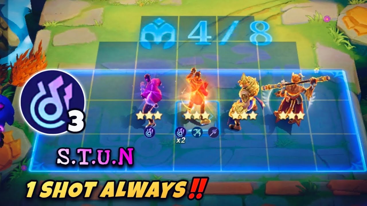 MOST OVERPOWERED SYNERGY S.T.U.N CONTINUOUS ULTI ‼️ THARZ SKILL 3 MLBB - MAGIC CHESS