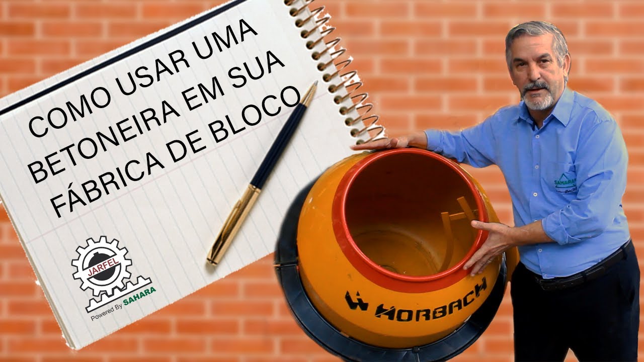 Aprenda como usar CORRETAMENTE sua betoneira!  - Jarfel Sahara