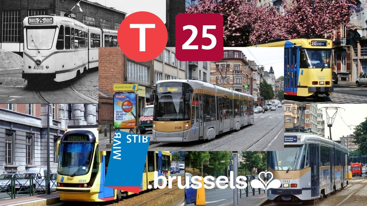 LIGNE : Tram 25 De La STIB